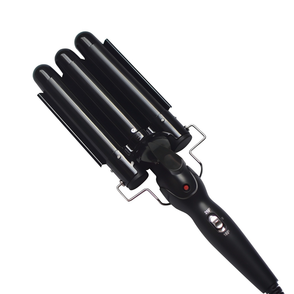 Three Barrel Hair Curler Ceramic Wave Styling Iron