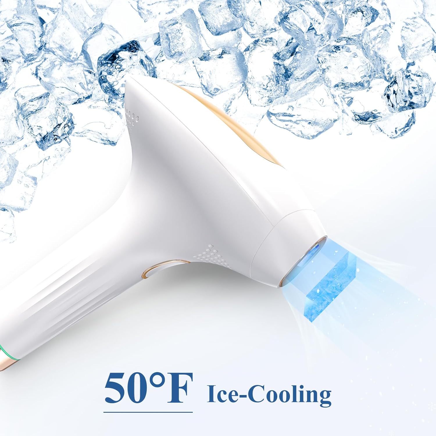 Xsoul IPL Laser Hair Removal Device – Ice Cooling, 9 Energy Levels