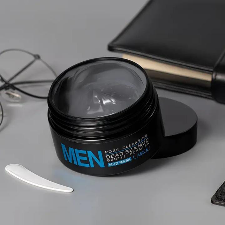 LAIKOU Men Dead Sea Mud Mask | 100g | Shea Butter & Hyaluronic Acid