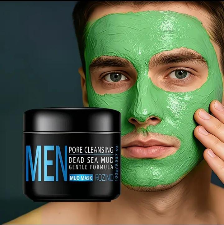 Men's Oil Control Dead Sea Mud Mask | Pore Minimising & Deep Cleanse