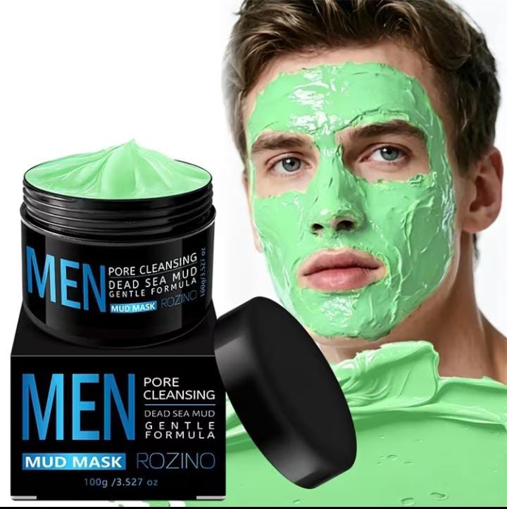 Men's Oil Control Dead Sea Mud Mask | Pore Minimising & Deep Cleanse