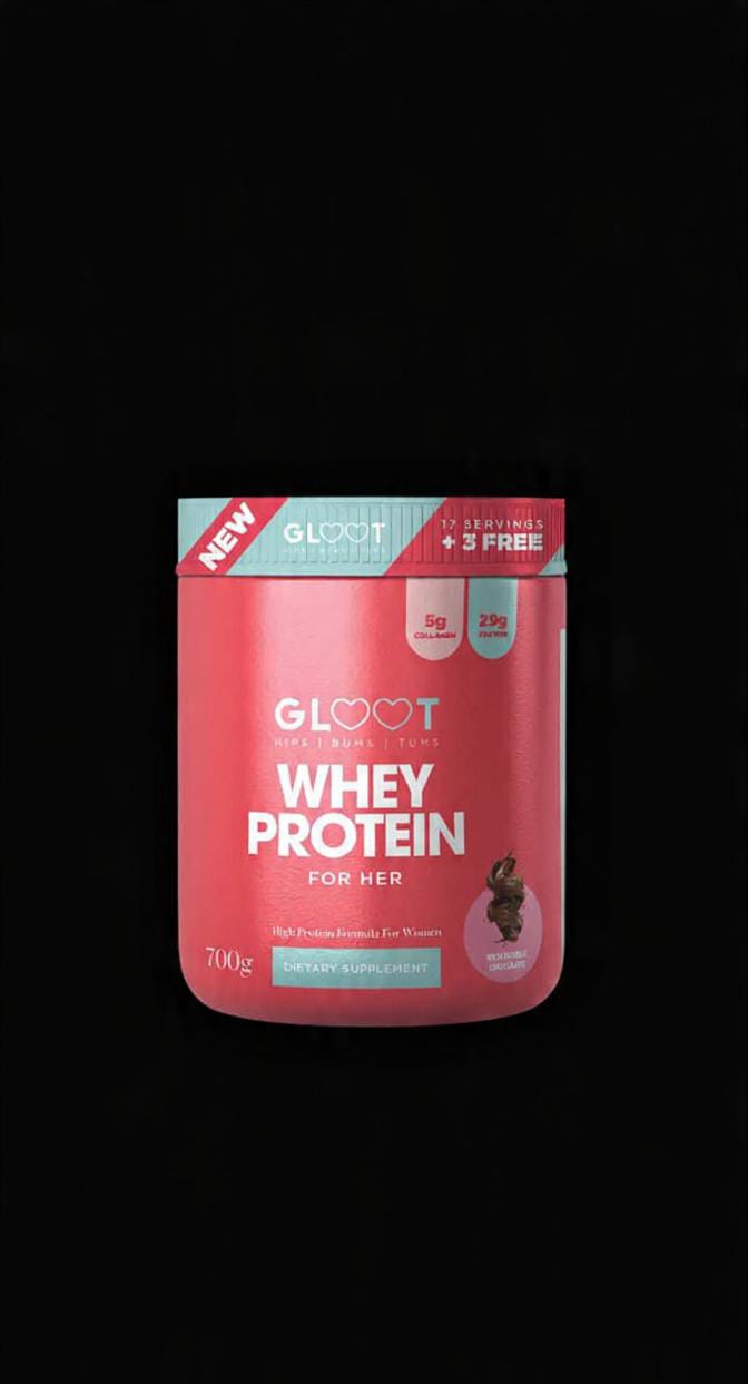 Gloot Whey Protein For Her – Rich Double Chocolate