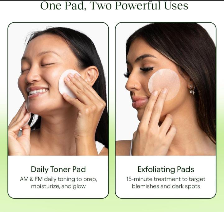 Jiyu Skin Cell Renewal & Rejuvenation Toning Face Pads – 100 Pads