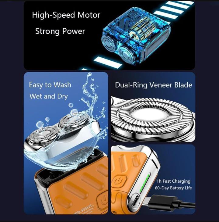 Mini Portable Electric Shaver – For Women & Men