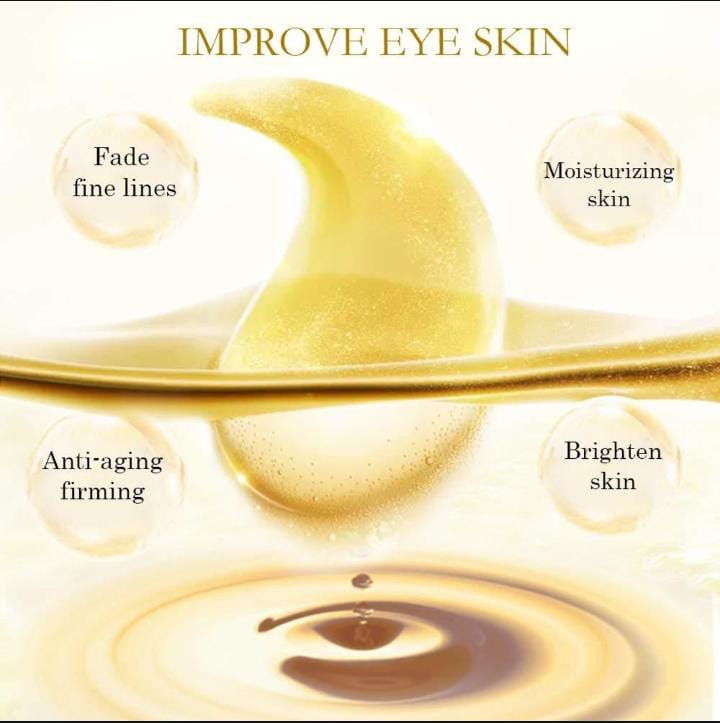Bright Eyes 24K Gold Collagen Eye Mask – Anti-Aging & Dark Circle Treatment