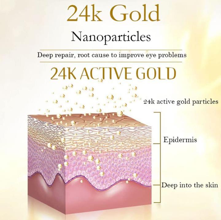 Bright Eyes 24K Gold Collagen Eye Mask – Anti-Aging & Dark Circle Treatment