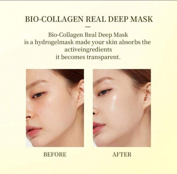 Bio-Collagen Face Mask – Deep Hydration & Radiance Boost (4 Pack)