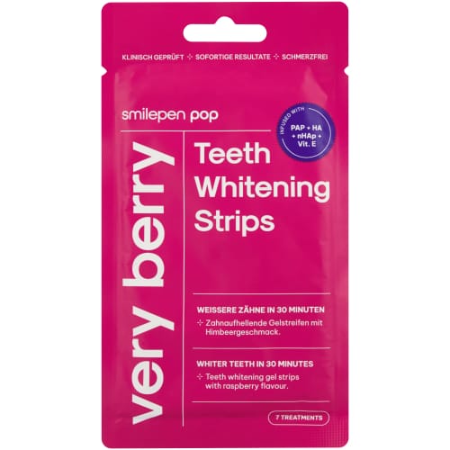 Smilepen Pop Teeth Whitening Strips – Very Berry (14 Pack)