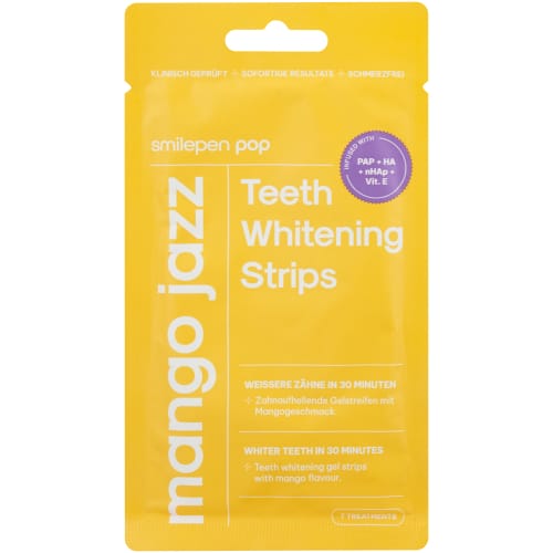 Smilepen Pop Teeth Whitening Strips – Mango Jazz (14 Pack)