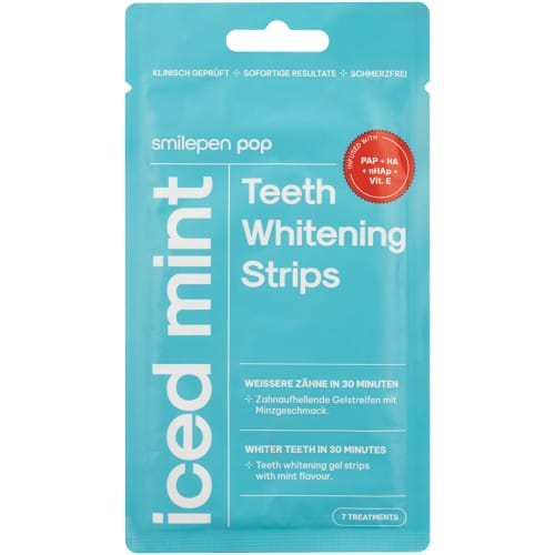 Smilepen Pop Teeth Whitening Strips – Iced Mint (14 Pack)