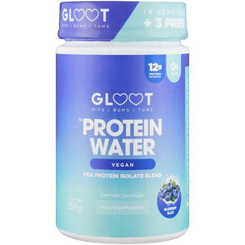 Gloot Vegan Protein Water Blueberry Blast 289g