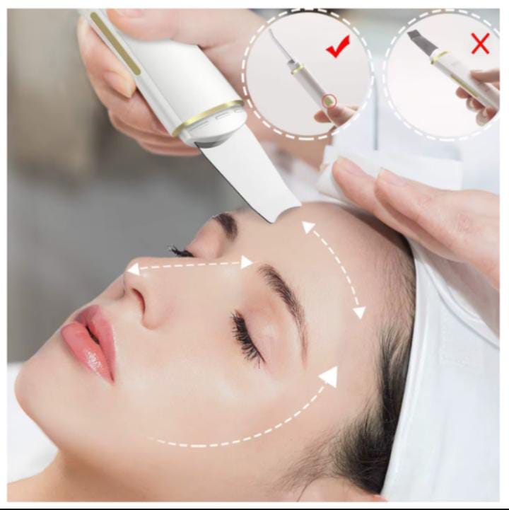 Ultrasonic EMS Facial Cleansing Scrubber