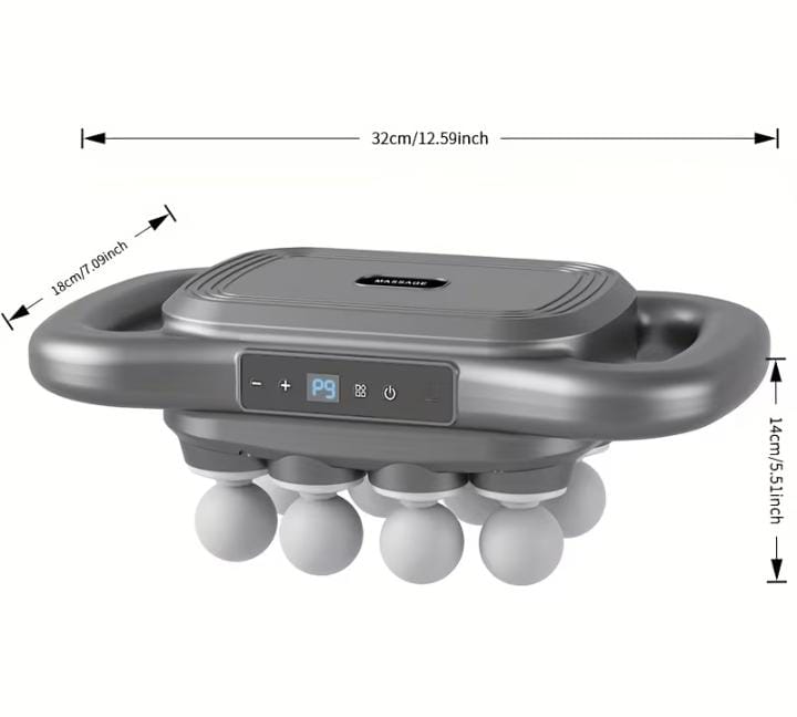 8-Head Deep Tissue Massage Gun | USB Rechargeable