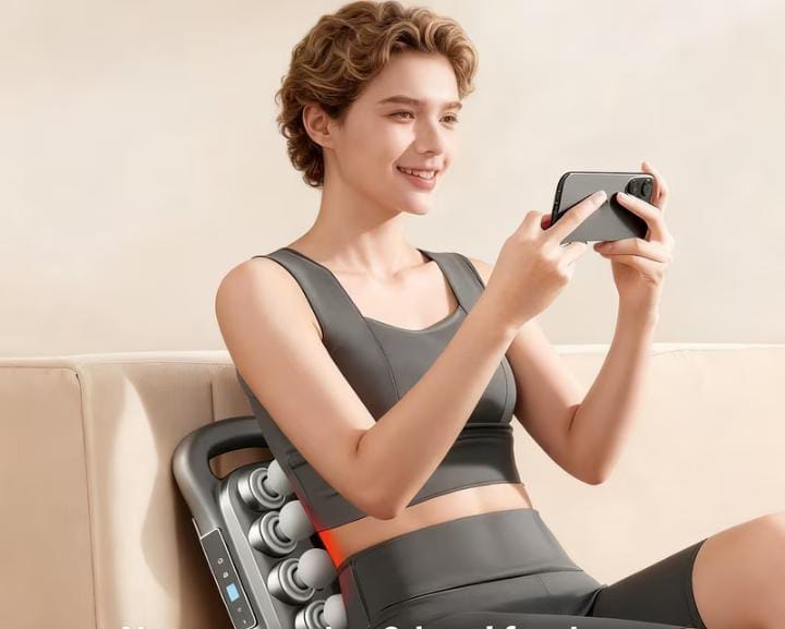 8-Head Deep Tissue Massage Gun | USB Rechargeable