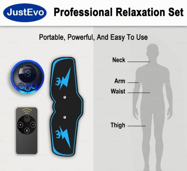 JustEvo Mini Massage Patch | Smart Neck & Body Massager