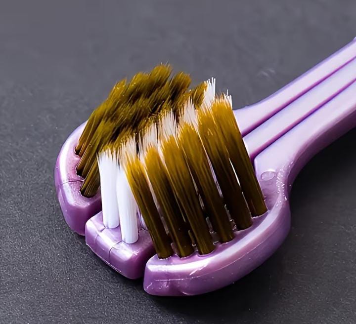4-Piece Ultra-Soft Three-Sided Toothbrush Set