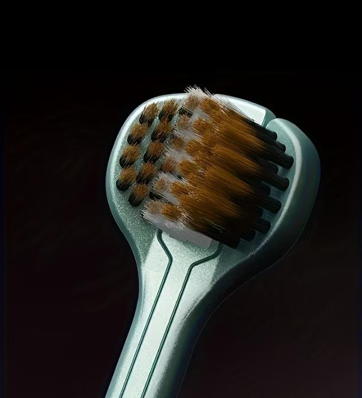 4-Piece Ultra-Soft Three-Sided Toothbrush Set