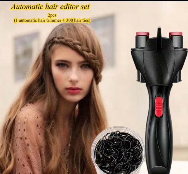 Automatic Hair Braider | Wireless One-Key Twist, Braid & Curl Tool