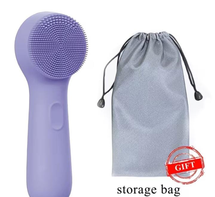 Sonic Silicone Facial Cleansing Brush | USB Rechargeable Deep Pore Cleaner & Exfoliator