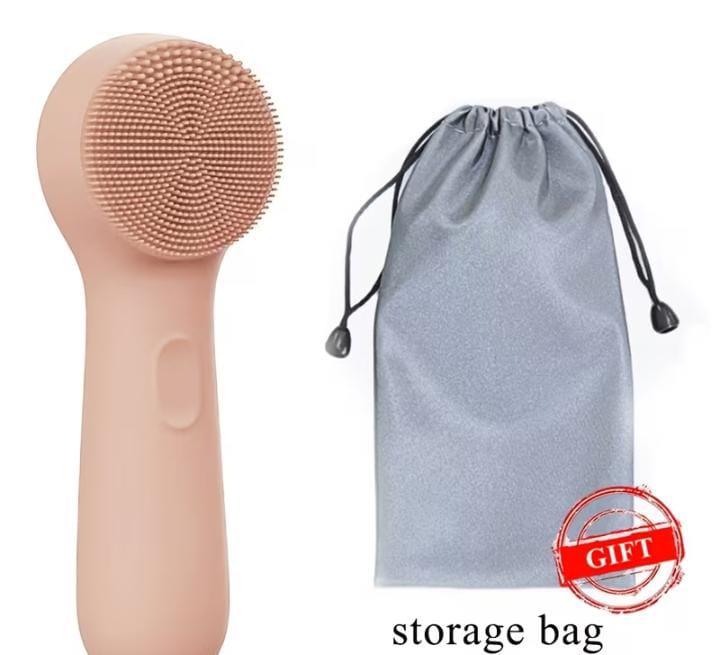 Sonic Silicone Facial Cleansing Brush | USB Rechargeable Deep Pore Cleaner & Exfoliator