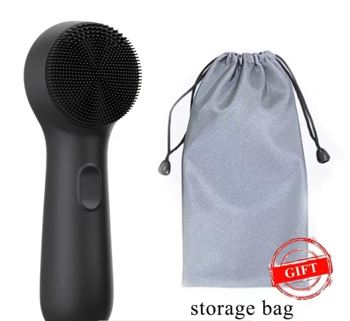 Sonic Silicone Facial Cleansing Brush | USB Rechargeable Deep Pore Cleaner & Exfoliator