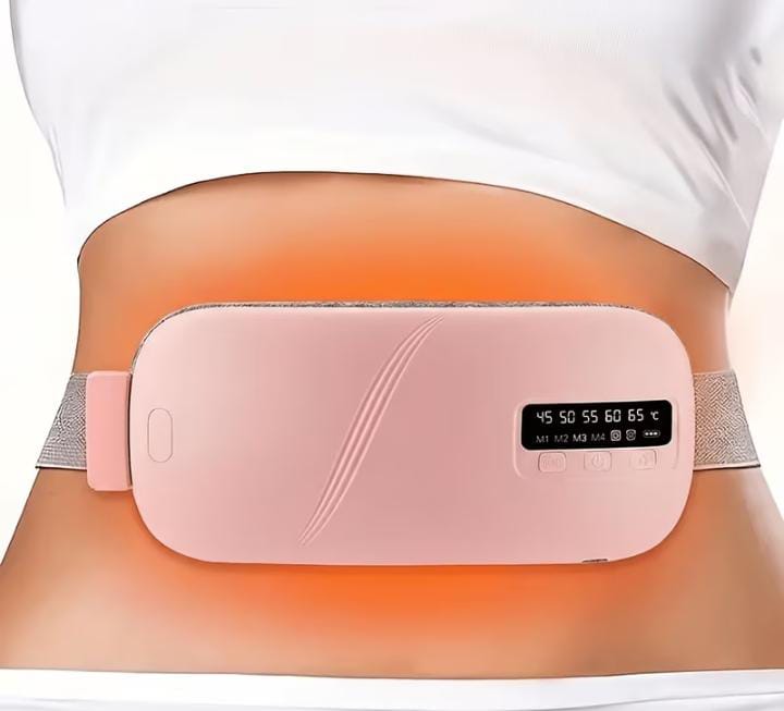 Portable Menstrual Heating Pad with Vibration Massage