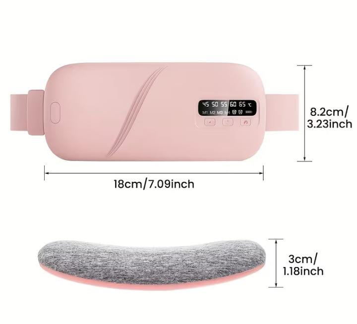 Portable Menstrual Heating Pad with Vibration Massage