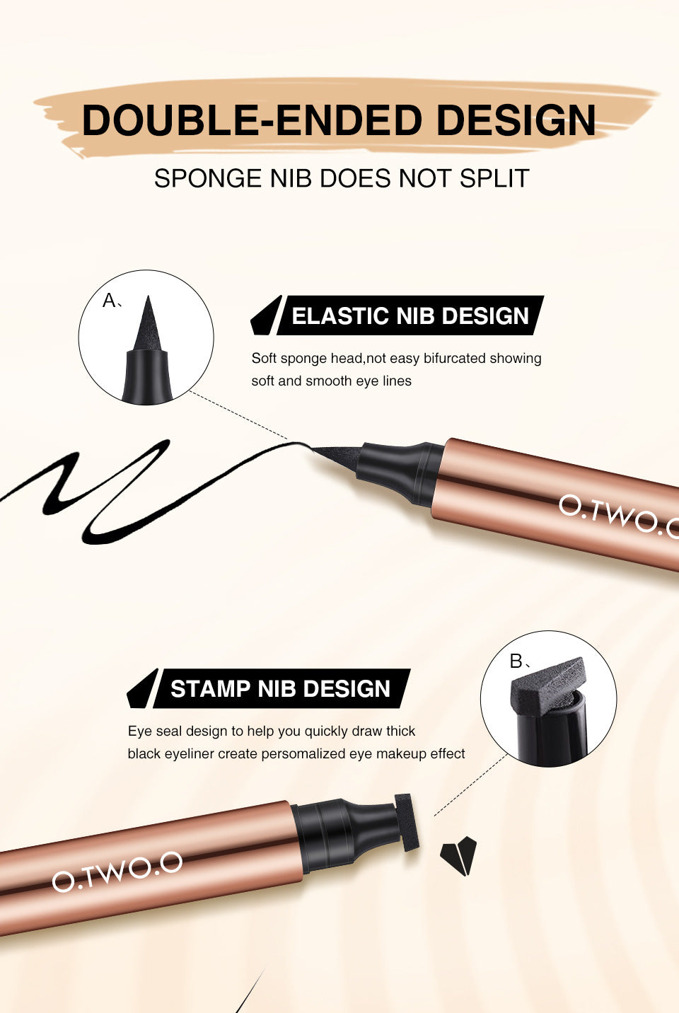O.Two.O Waterproof Cat Eye Eyeliner